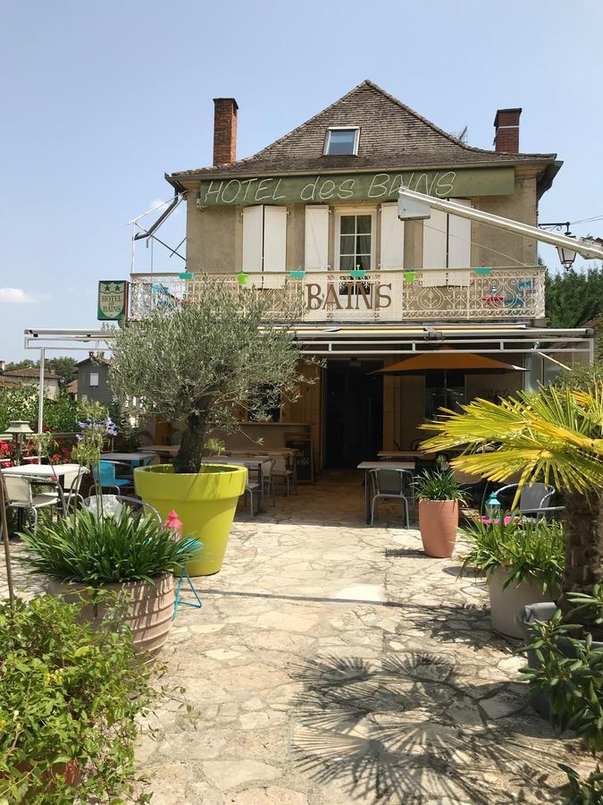 Hotel Des Bains Figeac Exterior foto