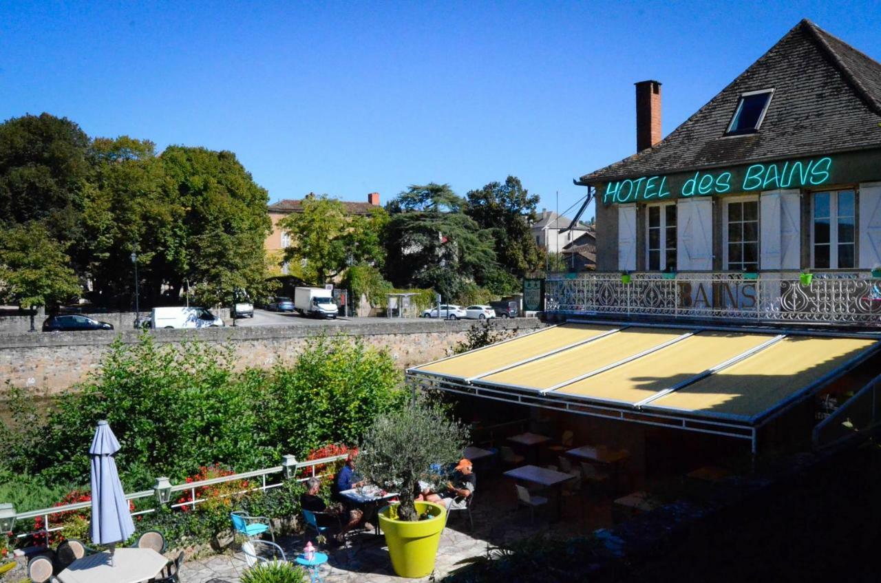 Hotel Des Bains Figeac Exterior foto